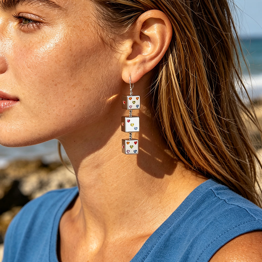 Goddess Dice Earrings