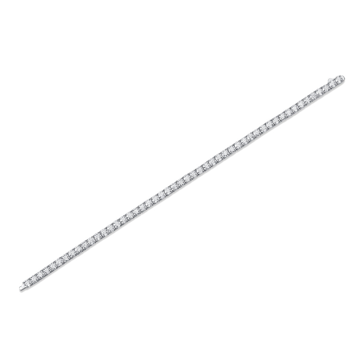 Mindjewel Classic Moissanite Tennis Bracelet — 925 Sterling Silver