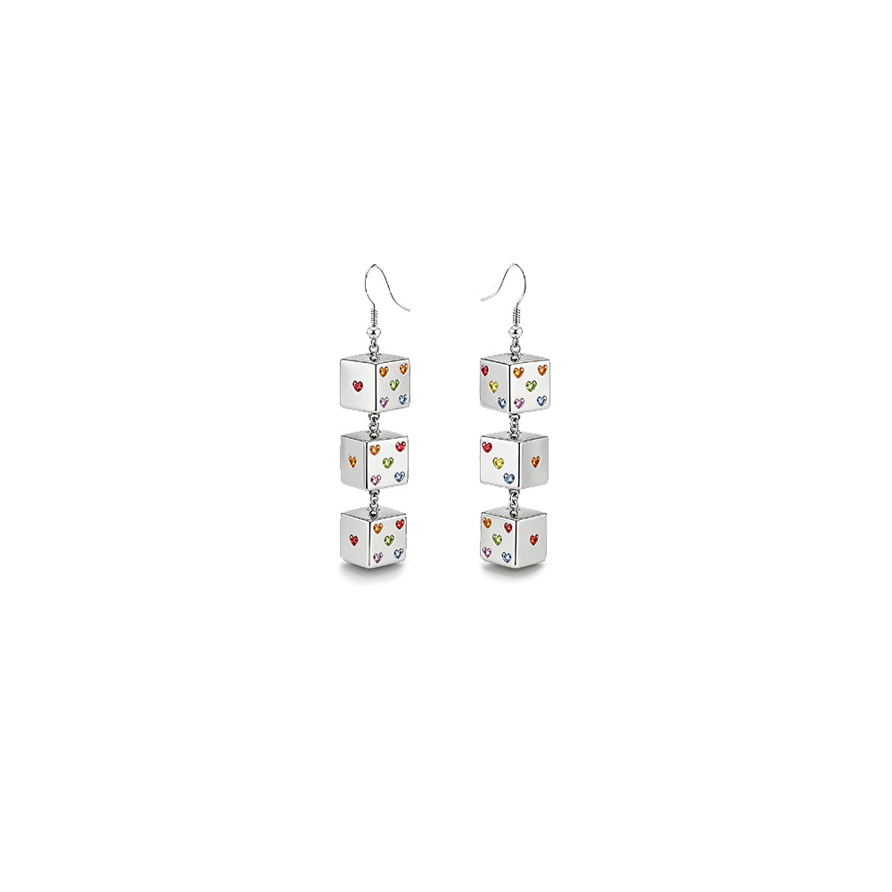 Goddess Dice Earrings