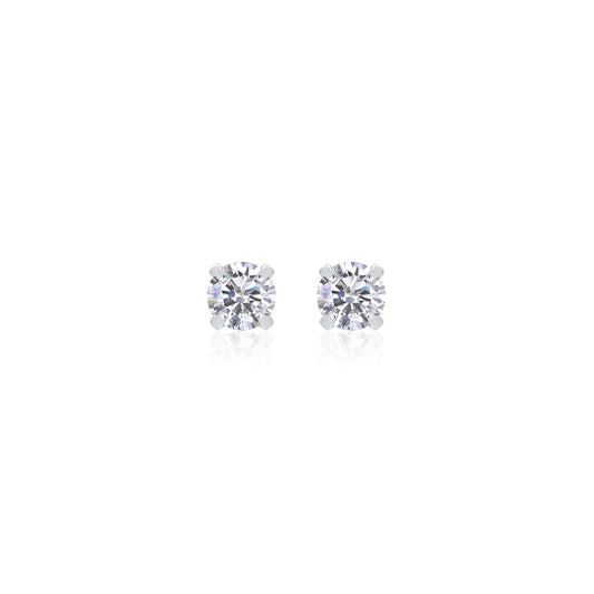 Mindjewel Soleil Moissanite Stud Earrings — 925 Sterling Silver