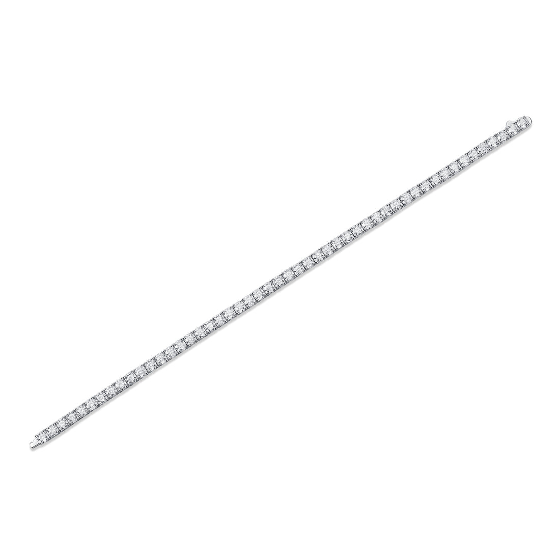 Mindjewel Classic Moissanite Tennis Bracelet — 925 Sterling Silver